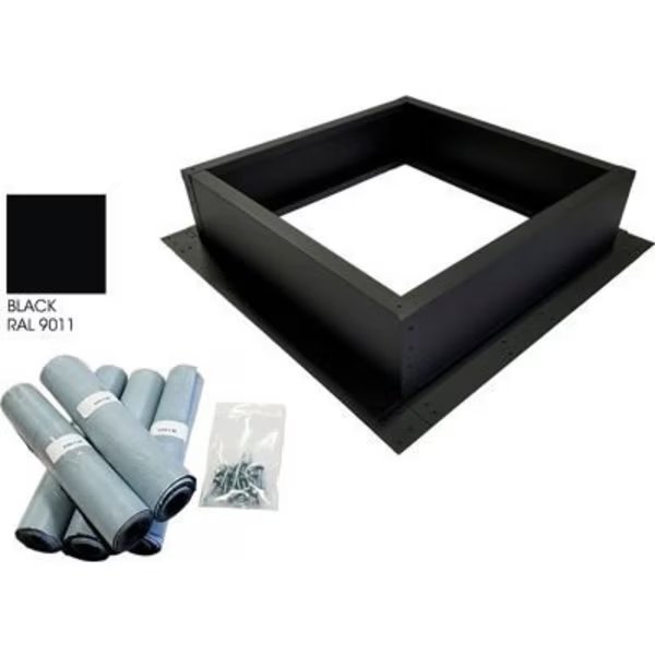 Roof Curb Installation Kit, Black, Attic Breeze, Mfr#: AB-004-BLK